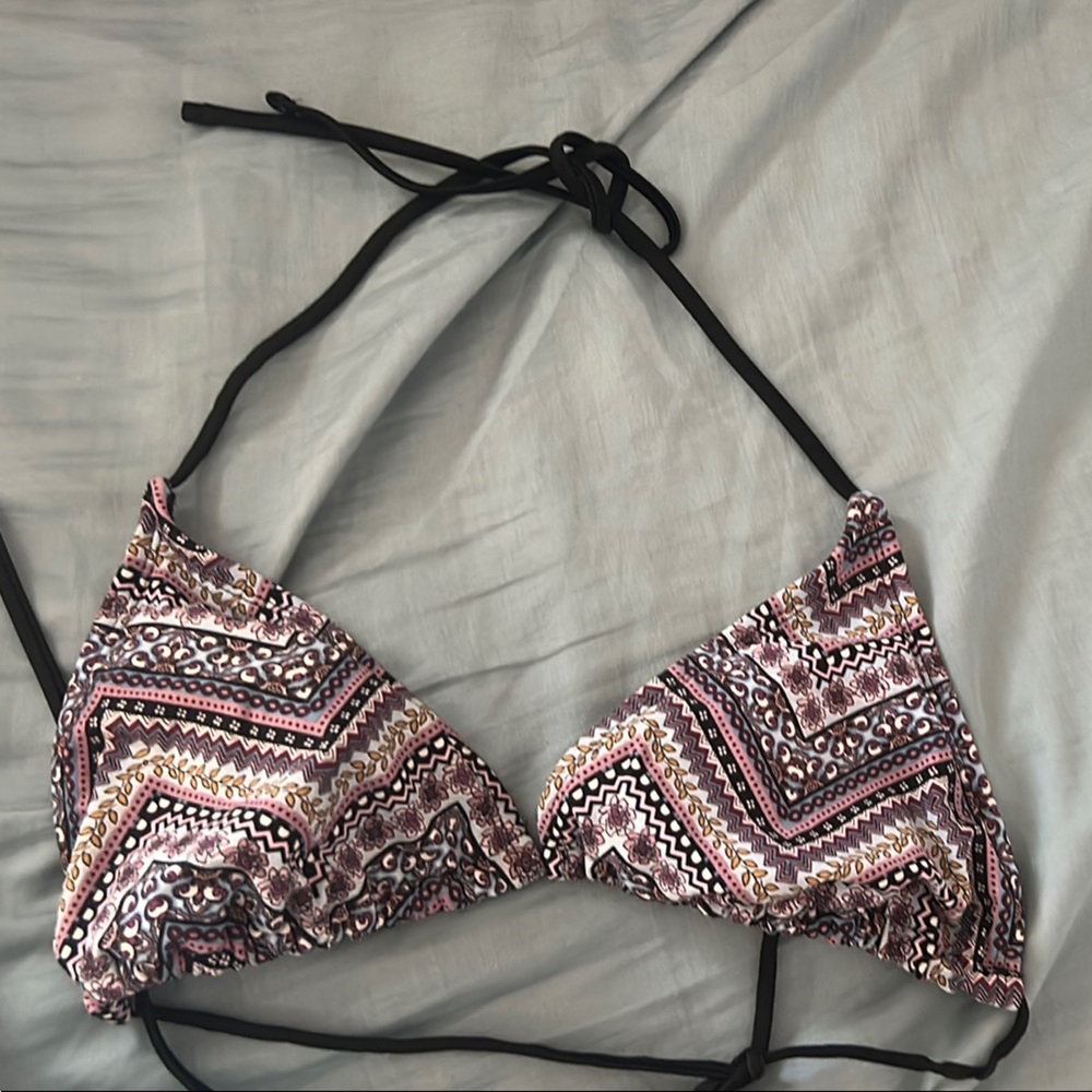 Patterned Bikini Top